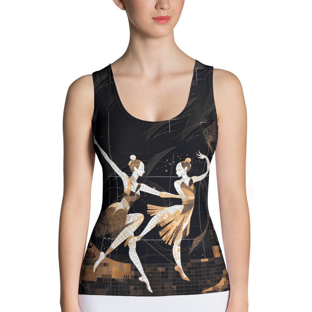 Joyful Women's Dance Flair Sublimation Cut & Sew Tank Top - Beyond T-shirts