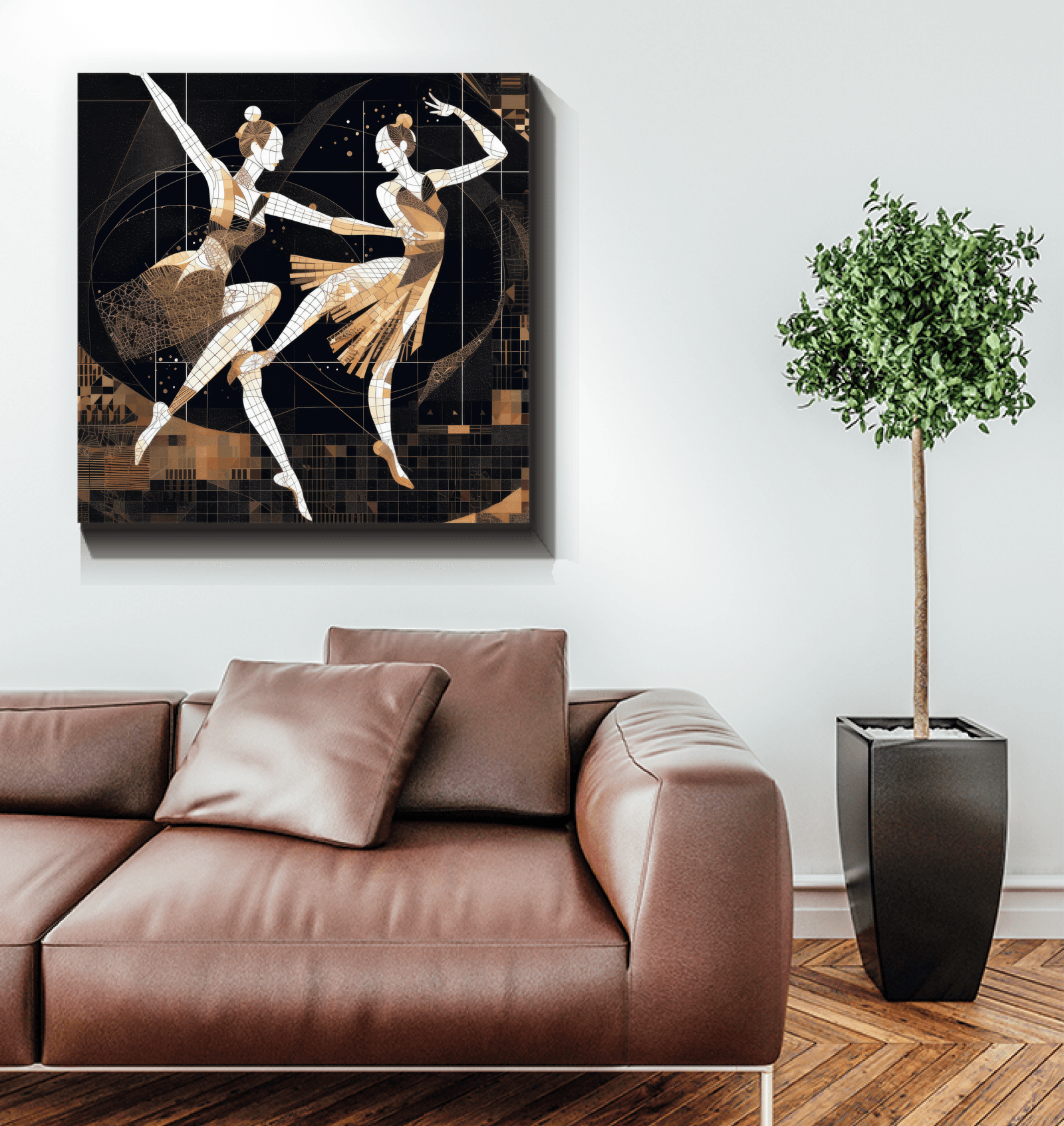 Joyful Women s Dance Flair Wrapped Canvas - Beyond T-shirts