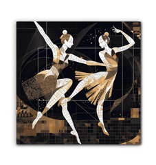 Joyful Women s Dance Flair Wrapped Canvas - Beyond T-shirts