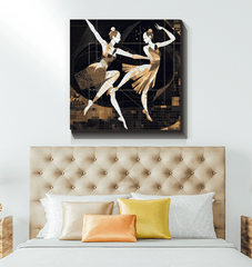 Joyful Women s Dance Flair Wrapped Canvas - Beyond T-shirts