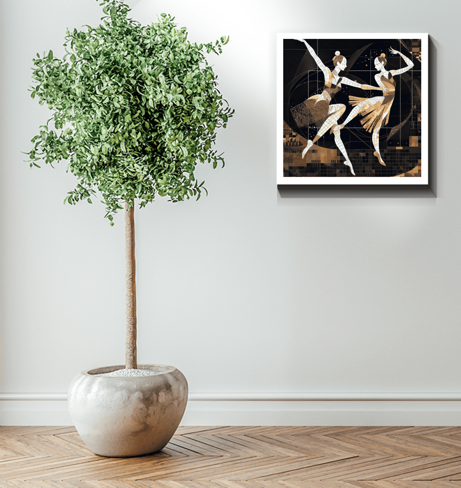 Joyful Women s Dance Flair Wrapped Canvas - Beyond T-shirts