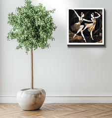 Joyful Women s Dance Flair Wrapped Canvas - Beyond T-shirts