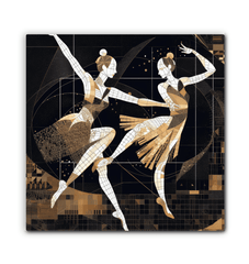 Joyful Women s Dance Flair Wrapped Canvas - Beyond T-shirts