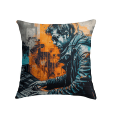 Keyboard Sorcery At Play Indoor Pillow - Beyond T-shirts
