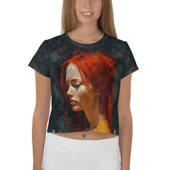 Latin Heat All-Over Print Crop Tee - Beyond T-shirts