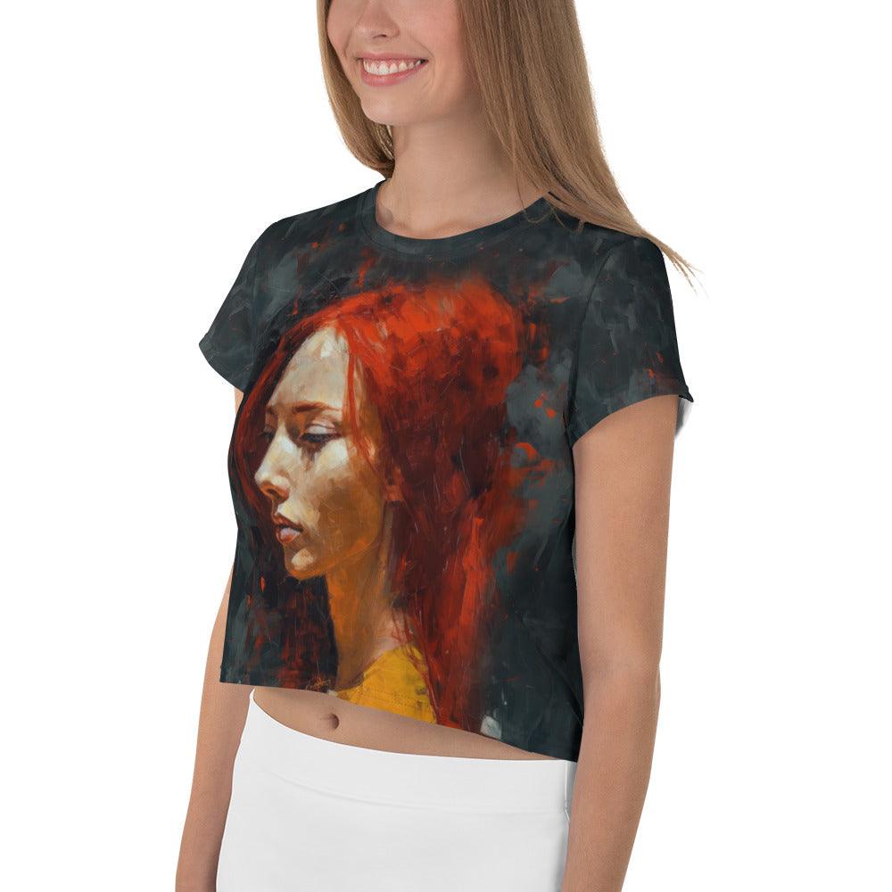 Latin Heat All-Over Print Crop Tee - Beyond T-shirts