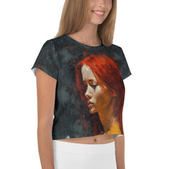 Latin Heat All-Over Print Crop Tee - Beyond T-shirts