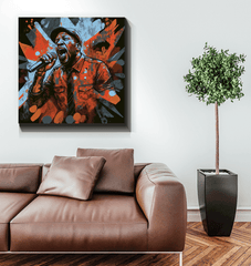 Let the music speak wrapped canvas - Beyond T-shirts