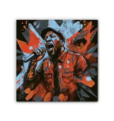 Let the music speak wrapped canvas - Beyond T-shirts