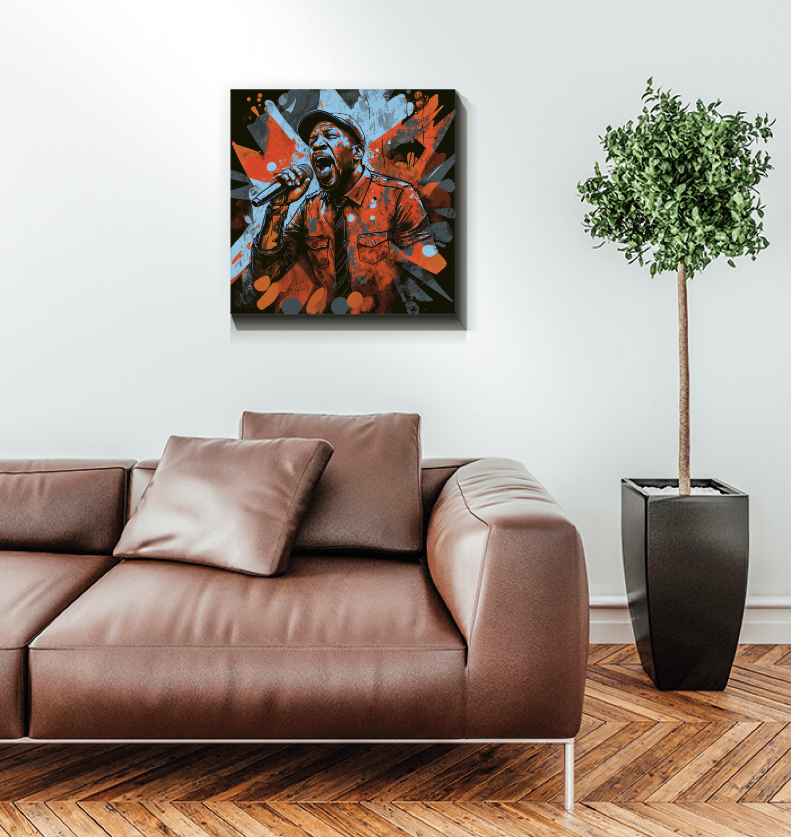 Let the music speak wrapped canvas - Beyond T-shirts