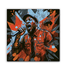 Let the music speak wrapped canvas - Beyond T-shirts
