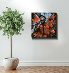 Let the music speak wrapped canvas - Beyond T-shirts
