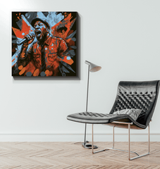 Let the music speak wrapped canvas - Beyond T-shirts