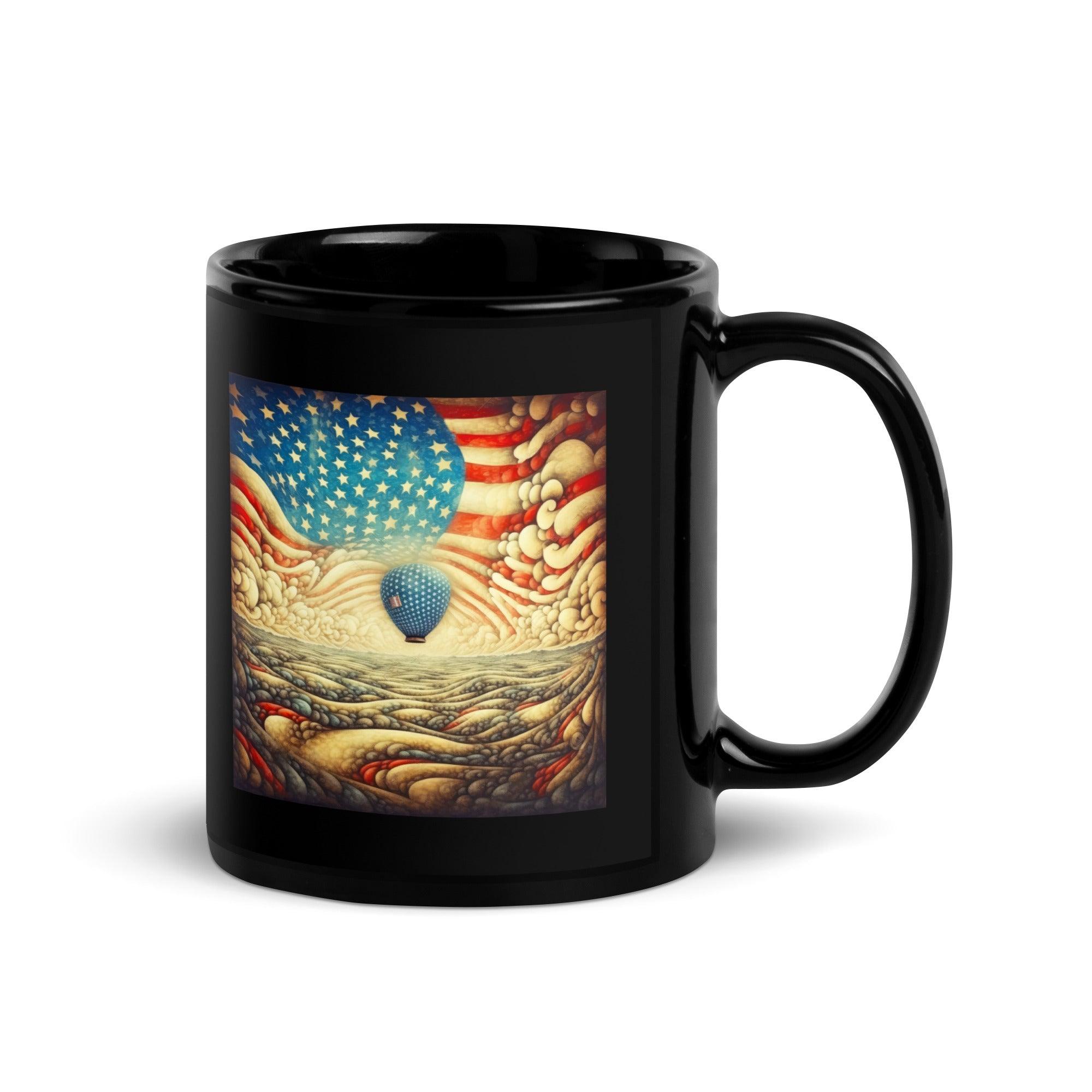 Liberation Manifestations Black Glossy Mug - Beyond T-shirts