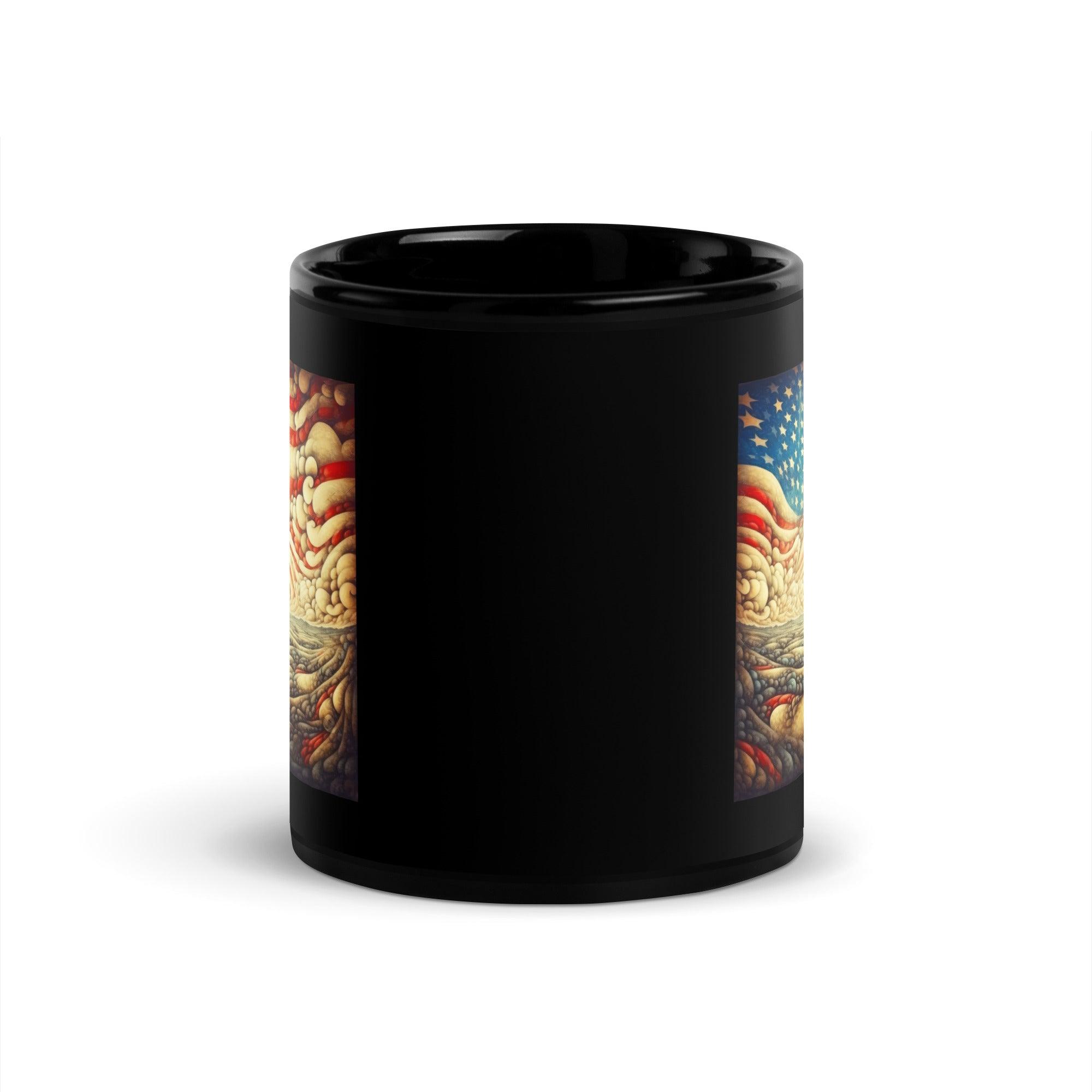 Liberation Manifestations Black Glossy Mug - Beyond T-shirts