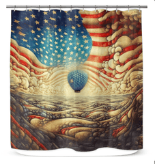 Liberation Manifestations Shower Curtain - Beyond T-shirts