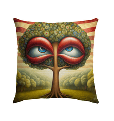 Liberty Collages Outdoor Pillow - Beyond T-shirts