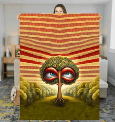 Liberty Collages Sherpa Blanket - Beyond T-shirts