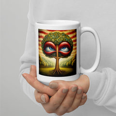 Liberty Collages White Glossy Mug - Beyond T-shirts