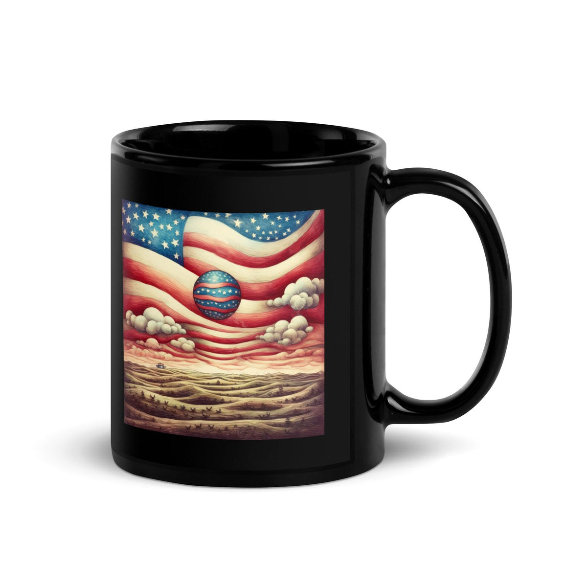 Liberty Creations Black Glossy Mug - Beyond T-shirts