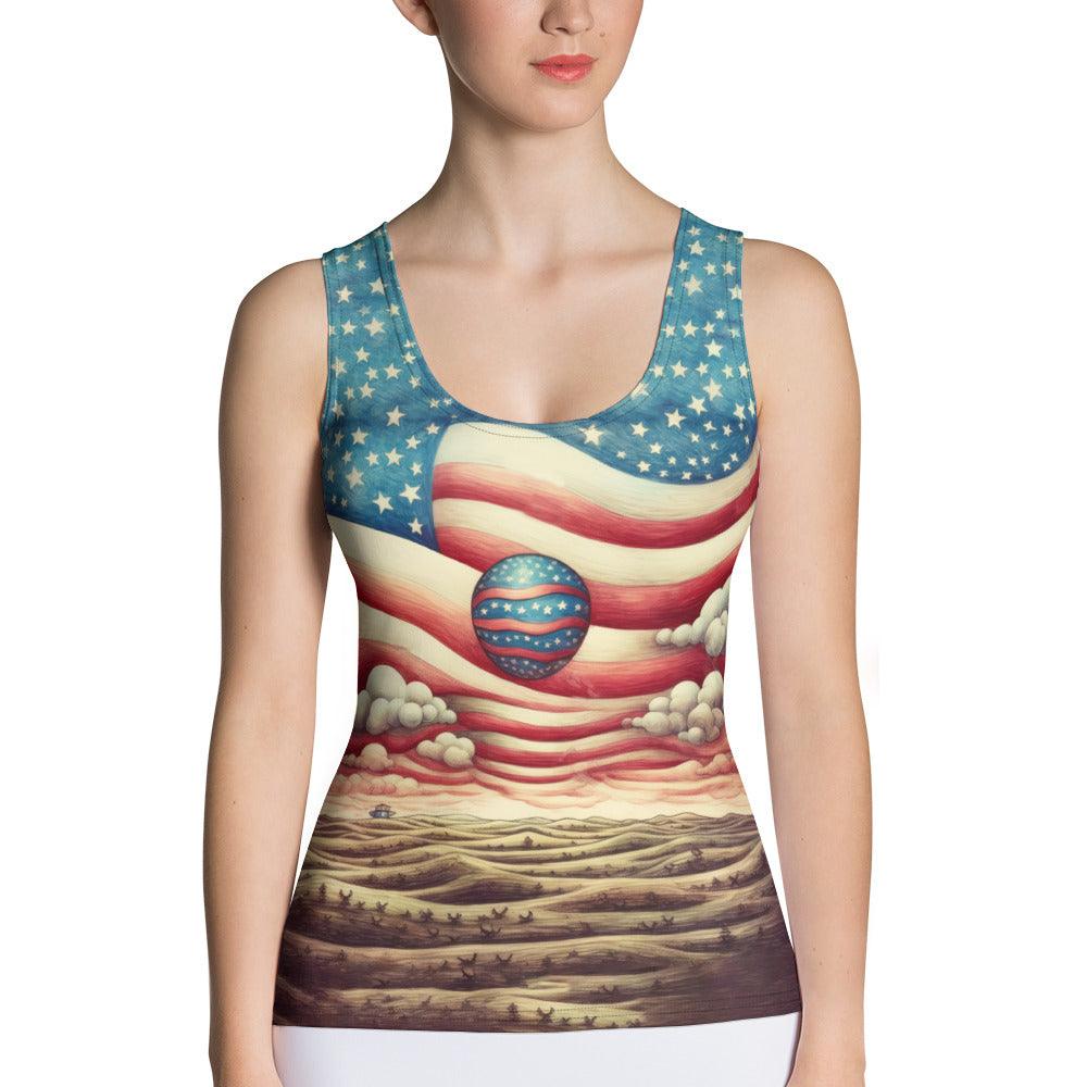 Liberty Creations Sublimation Cut & Sew Tank Top - Beyond T-shirts