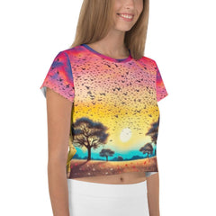 Liberty Impressions All-Over Print Crop Tee - Beyond T-shirts