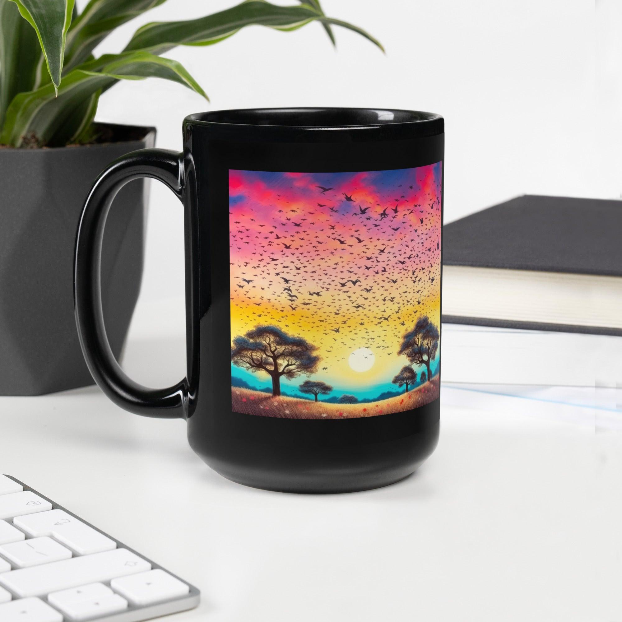 Liberty Impressions Black Glossy Mug - Beyond T-shirts