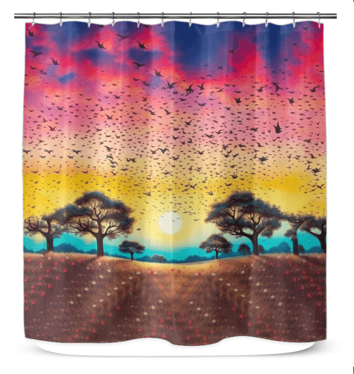 Liberty Impressions Shower Curtain - Beyond T-shirts