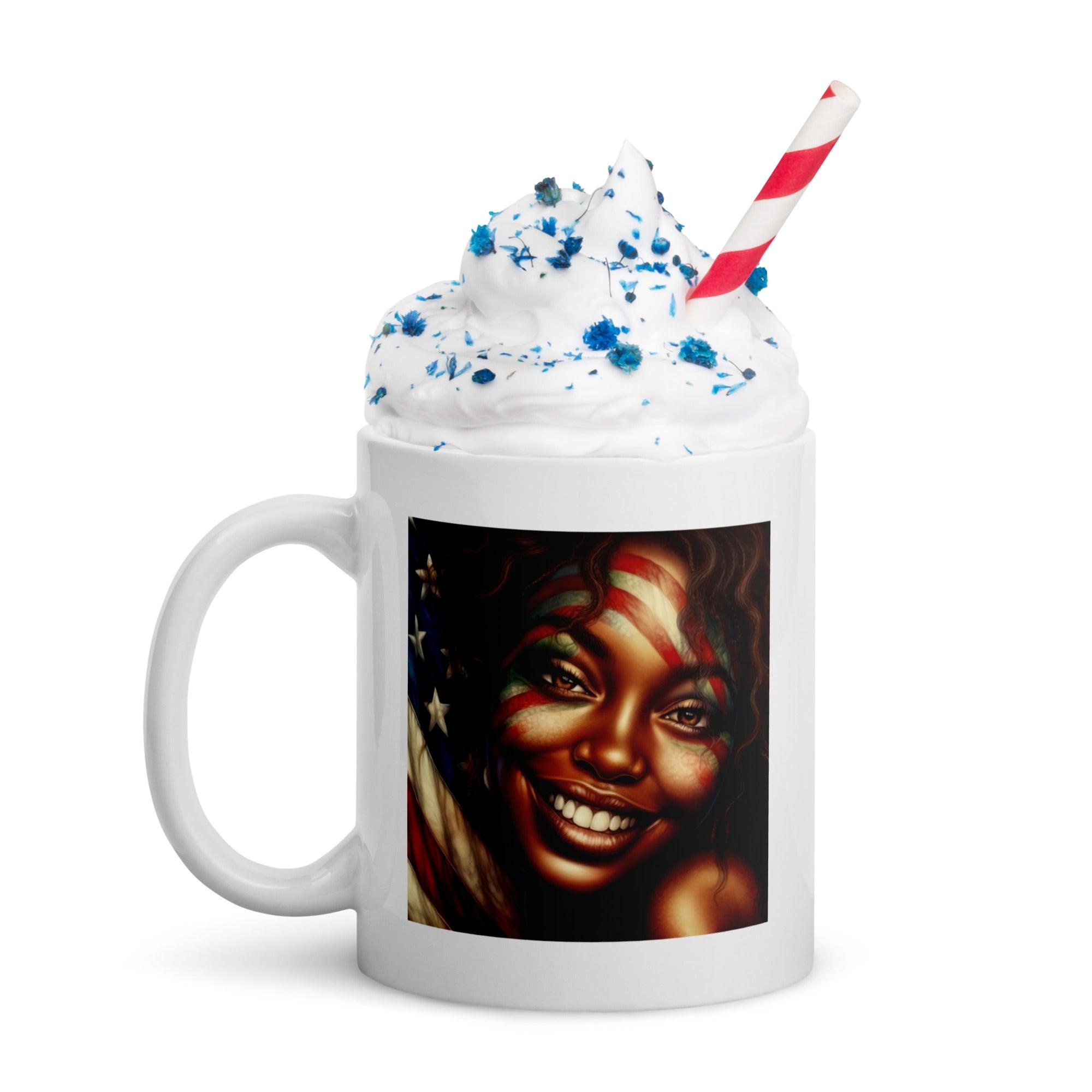 Liberty's Legacy White Glossy Mug - Beyond T-shirts