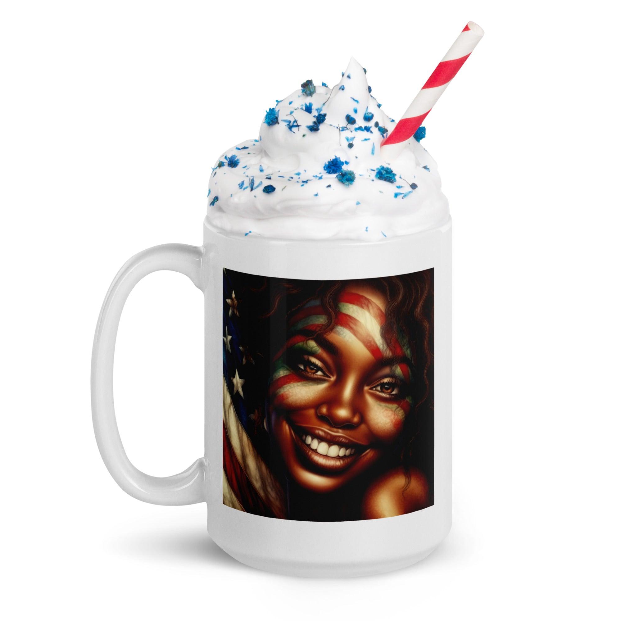 Liberty's Legacy White Glossy Mug - Beyond T-shirts