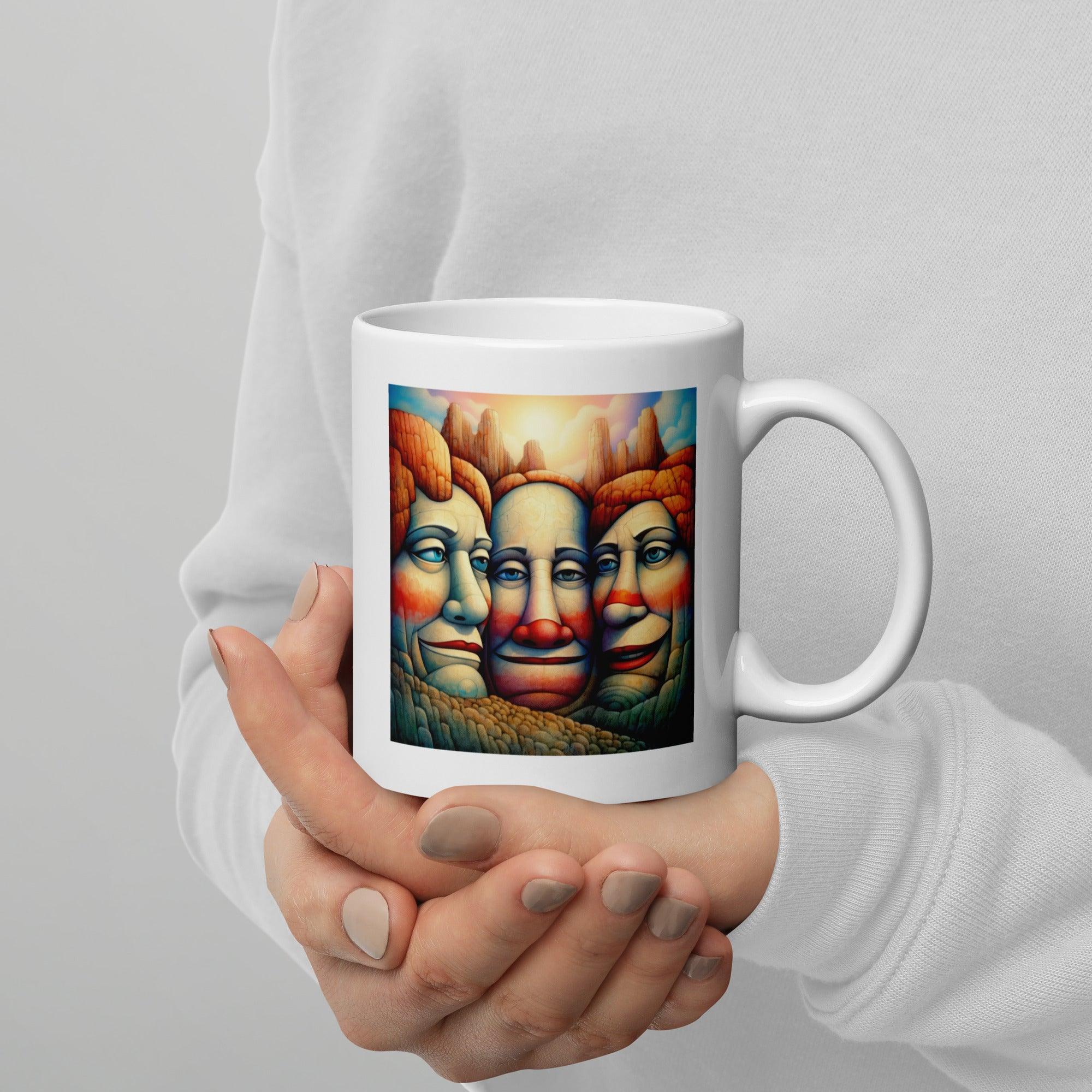 Liberty Tapestries White Glossy Mug - Beyond T-shirts