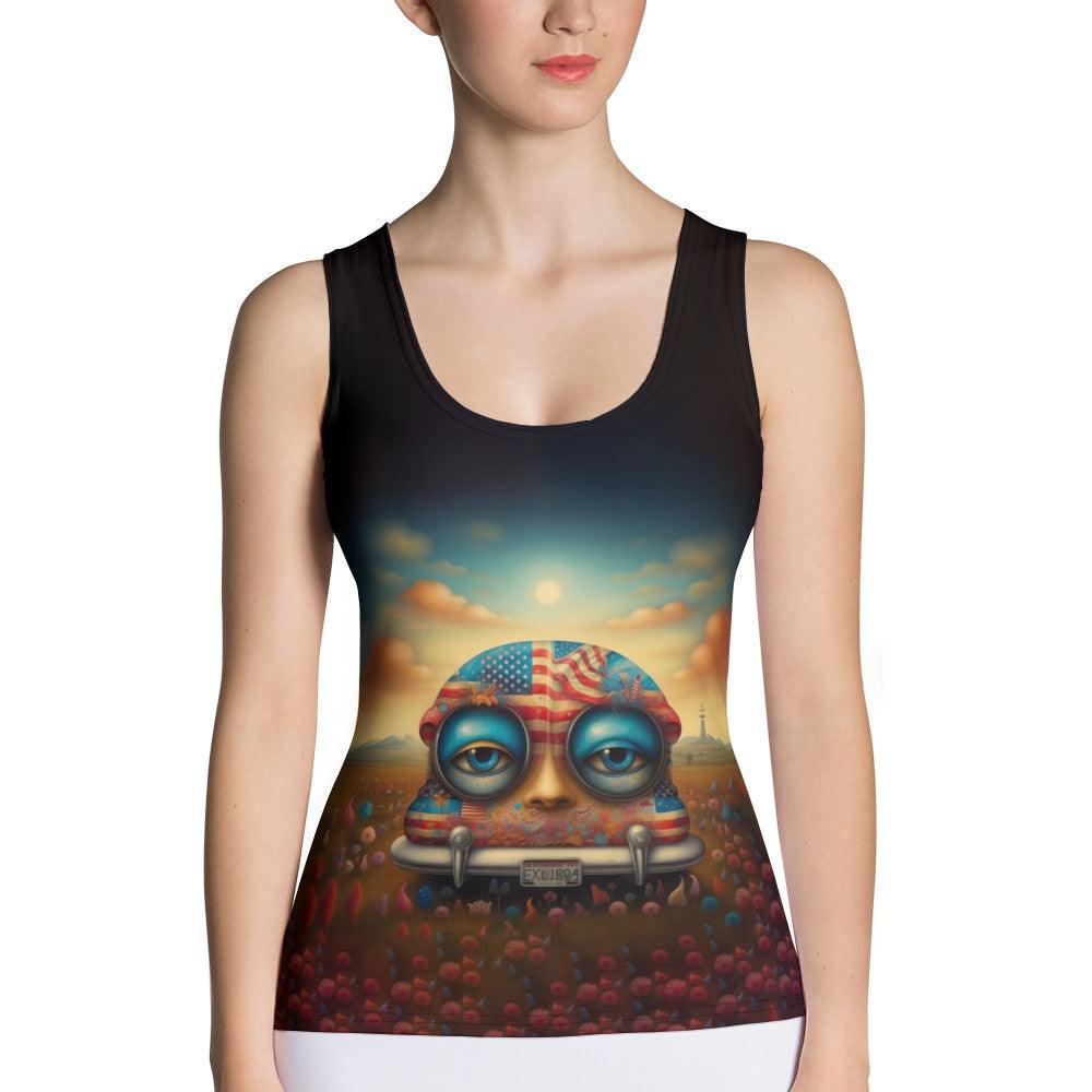 Life, Liberty, And The Pursuit Of Happiness Sublimation Cut & Sew Tank Top - Beyond T-shirts