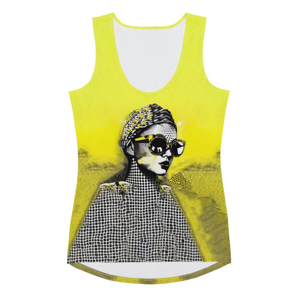 Line Lengths Sublimation Cut & Sew Tank Top - Beyond T-shirts