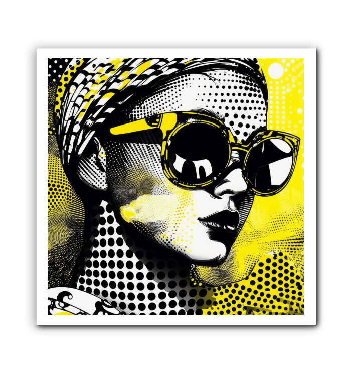 Line Lengths Modern Art Canvas for Office Decoration
