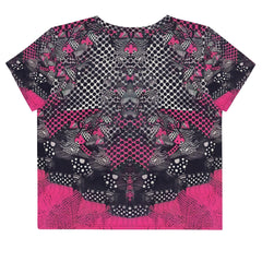 Line Levity All-Over Print Crop Tee - Beyond T-shirts