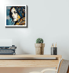 Elegant Line Life III art piece for modern decor.
