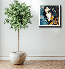Stylish Line Life III art on wrapped canvas.