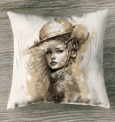 Line Love II Outdoor Pillow - Outdoor Setting