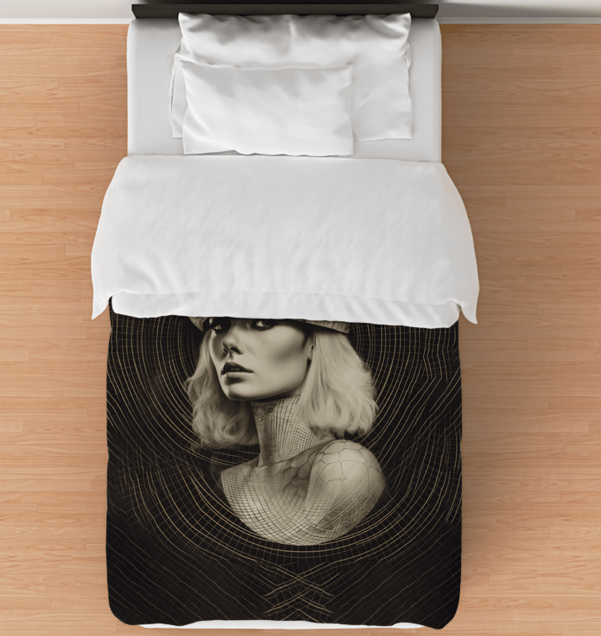 Line Love III Duvet Cover - Bedroom Decor