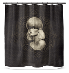 Line Love III Shower Curtain - Beyond T-shirts