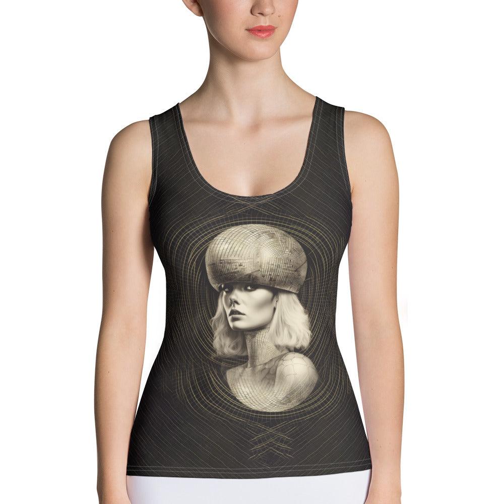 Line Love III Sublimation Cut & Sew Tank Top - Beyond T-shirts