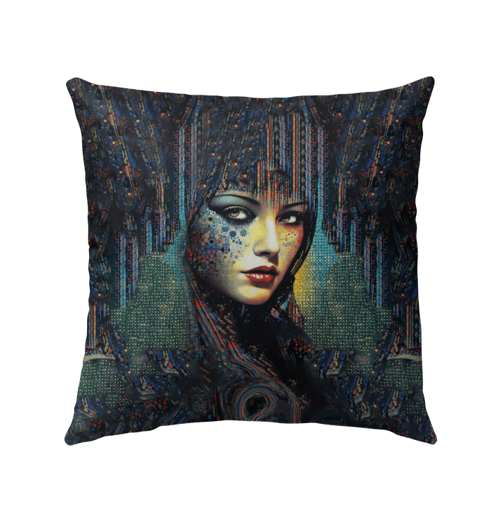 Line Love Outdoor Pillow - Front View