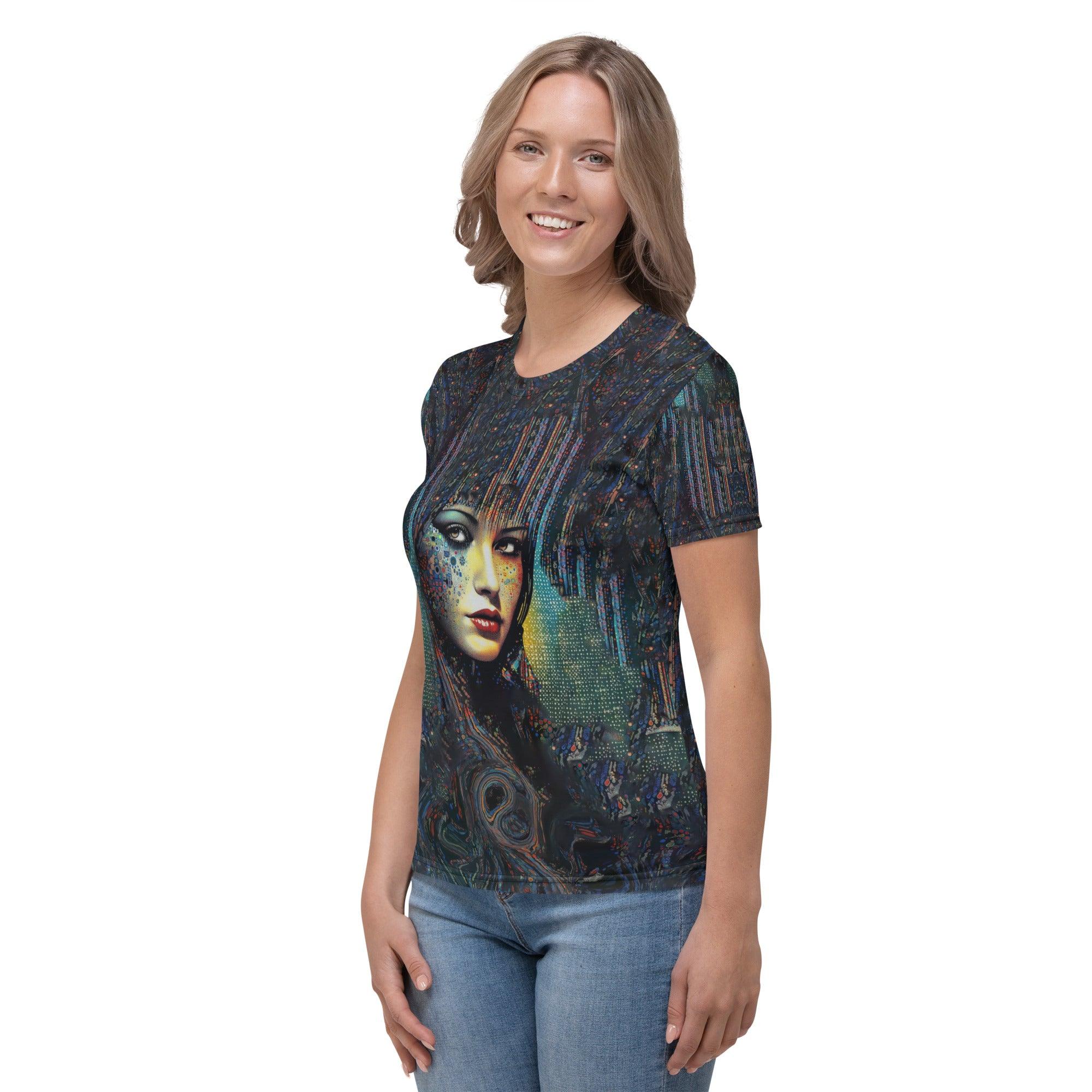 Creative expression women's T-shirt - Illustrative Inspirations.