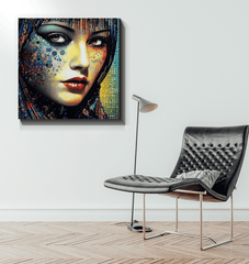 Line Love Abstract Canvas - Focal Point in Modern Interior.
