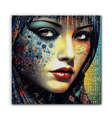 Line Love Wrapped Canvas - Artistic Home Office Decor.
