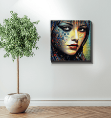 Stylish Line Love Canvas Print - Gallery Wall Inspiration.