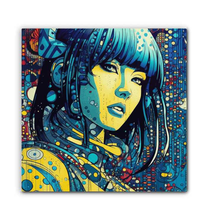 Chic Line Luminance abstract canvas for stylish homes.
