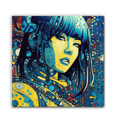 Chic Line Luminance abstract canvas for stylish homes.