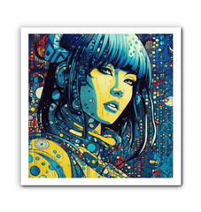 Line Luminance wrapped canvas for sophisticated home decor.
