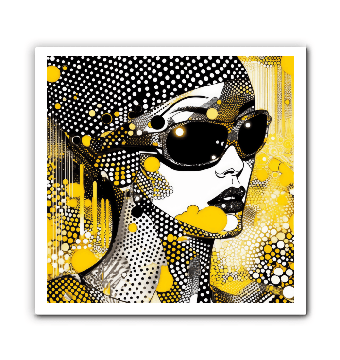 Elegant abstract line art on canvas for contemporary home decor